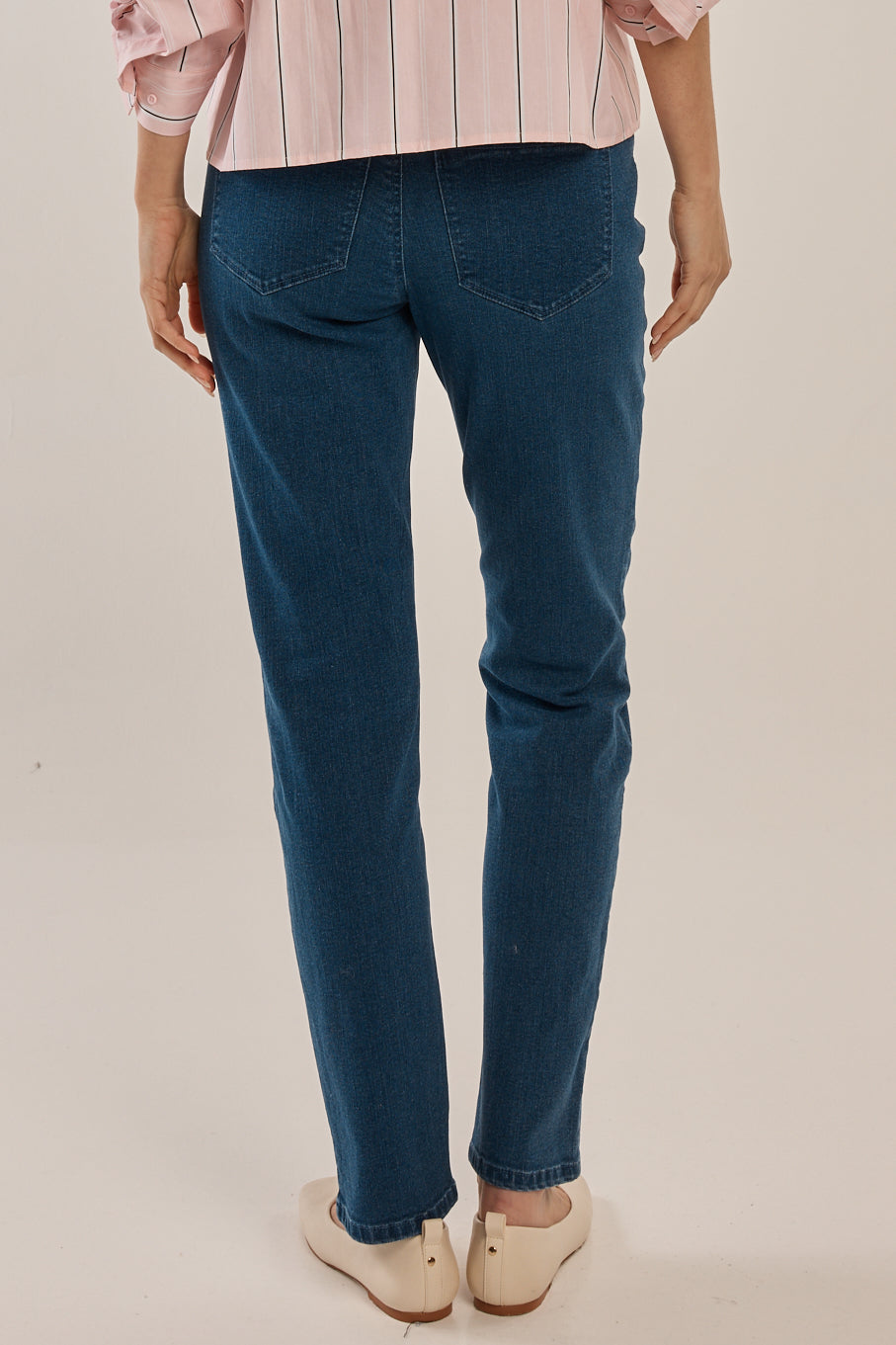 Betty Basics Rita Relax Skinny Jean (Dusty Blue)