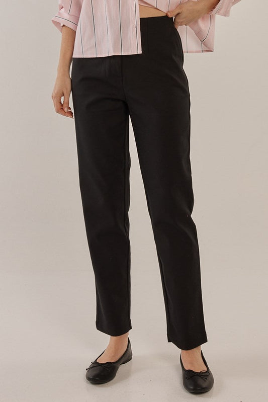 Betty Basics Paloma Straight Leg Pant (Black)