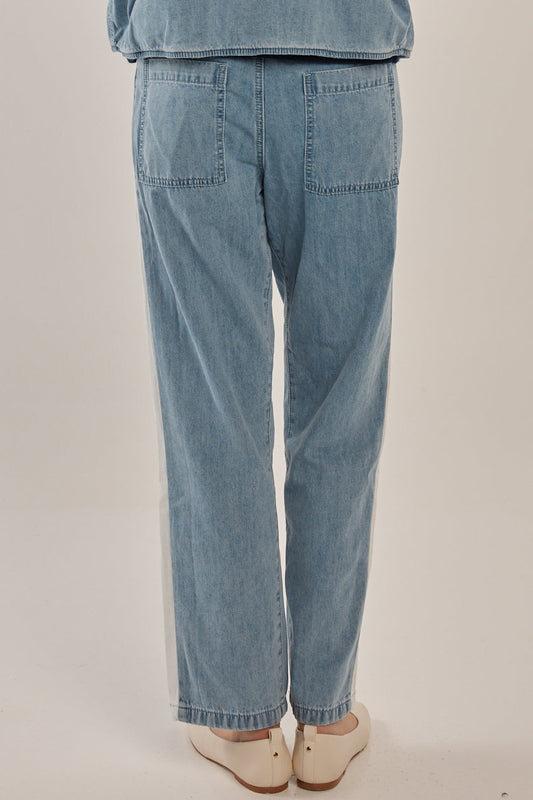 Betty Basics Callie Denim Jogger (Medium Blue)