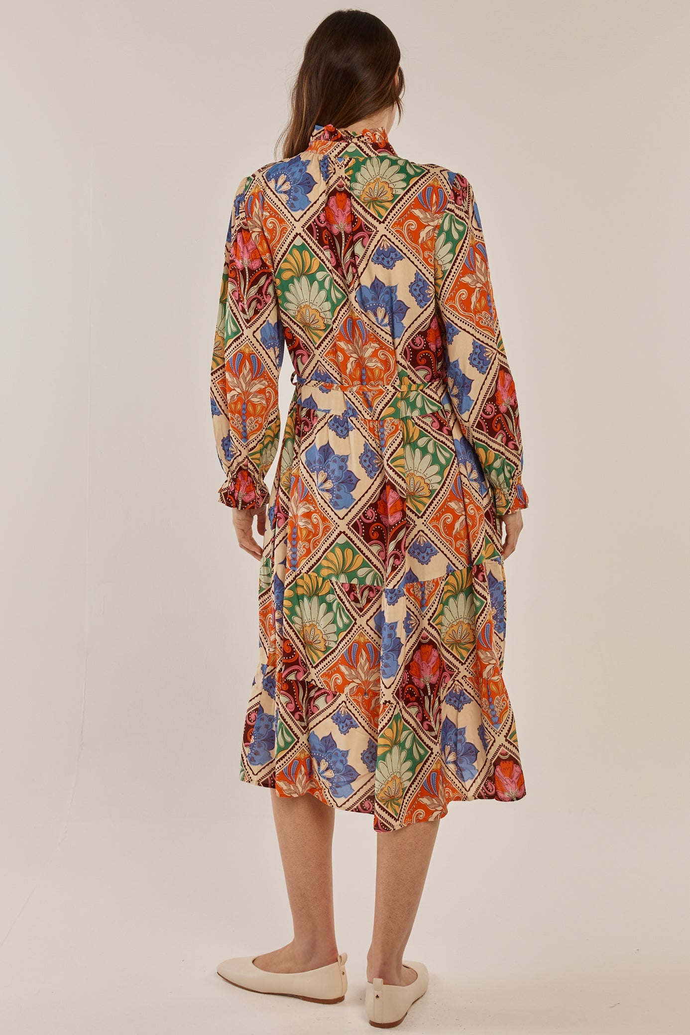 Betty Basics Lyon Dress (Villa Floral Print)