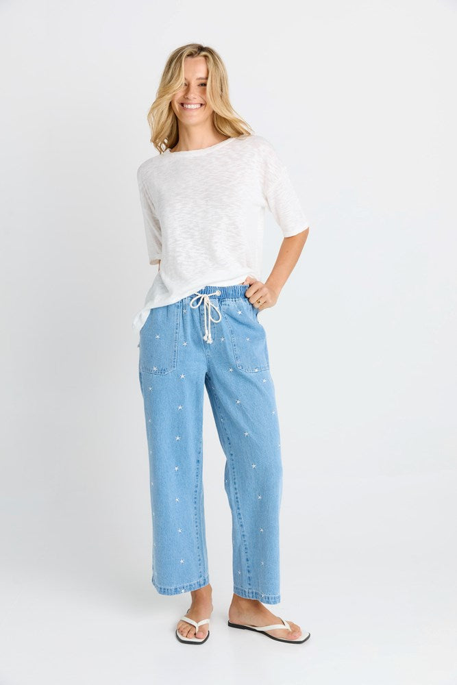 Betty Basics Star Denim Jogger (Denim Star)