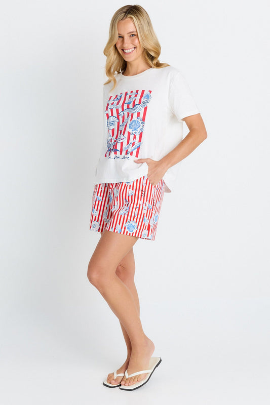 Betty Basics Amalfi Short (Amalfi Print)
