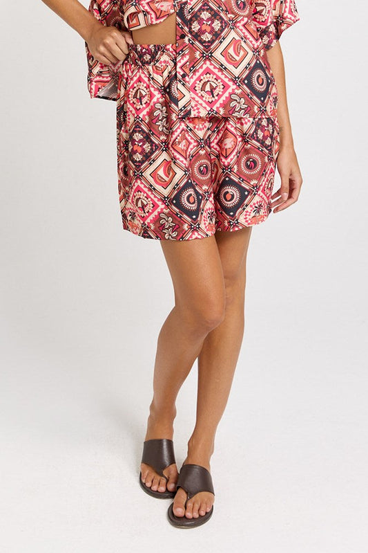 Betty Basics Solstice Relaxed Short (Coco Print)