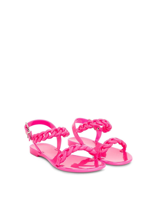 GIVENCHY Jelly Flat Sandal (Fushia)
