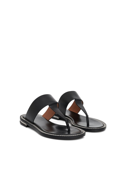 GIVENCHY Double Chain Sandal (Black)