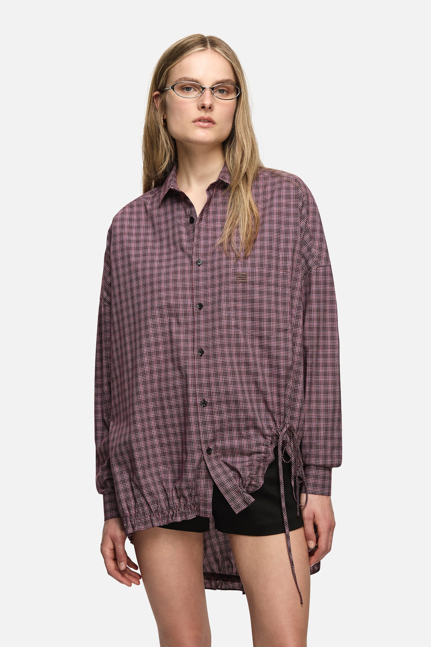 Blanca Studio Athena Shirt (Burgandy)