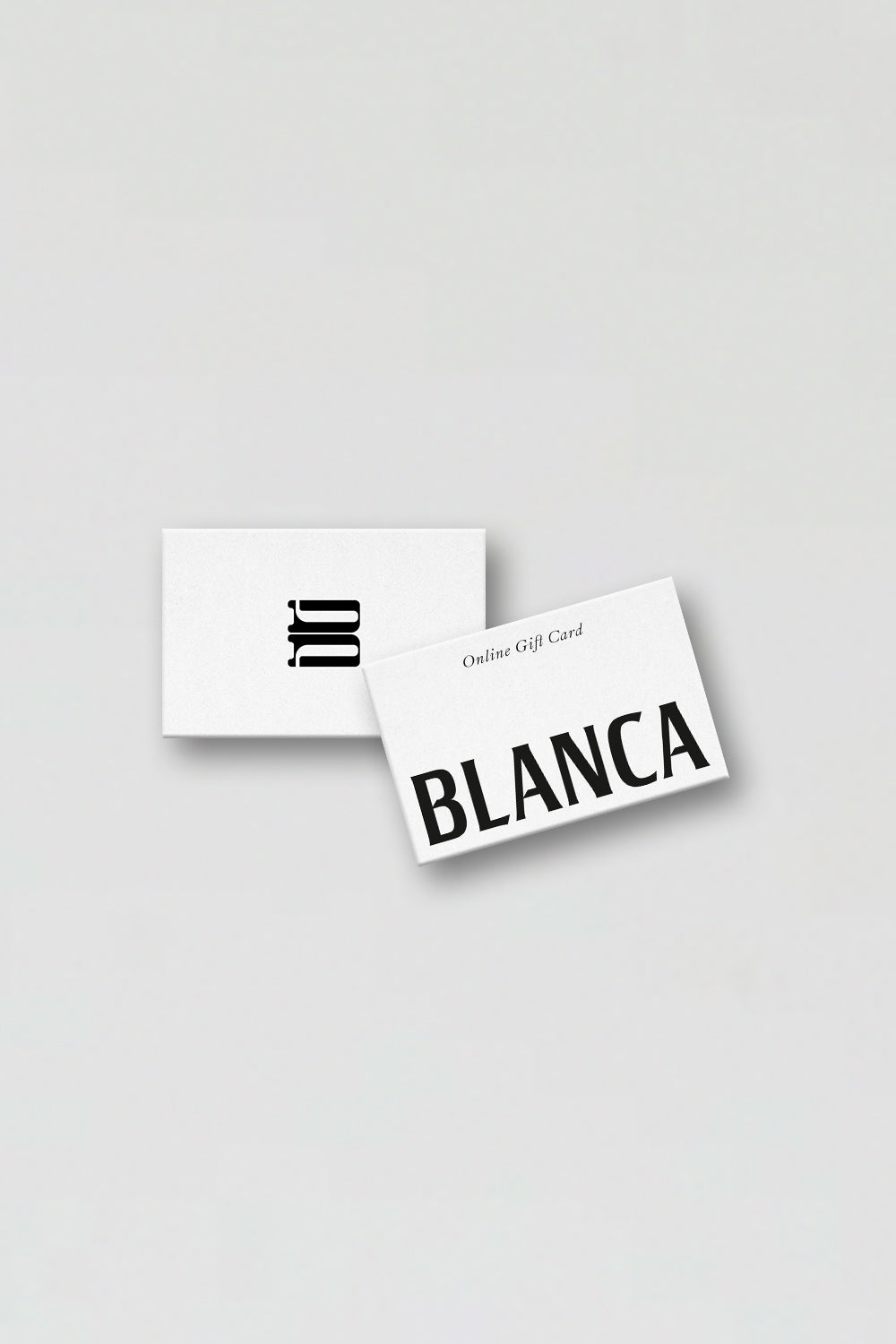 Image of Gift Cards. Product name - Online Gift Card in Card colour by brand - Blanca Studio