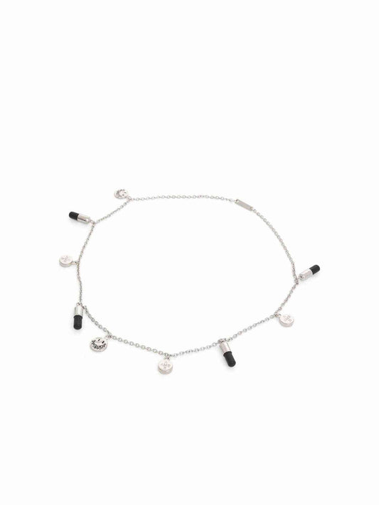 AMBUSH Multipill Charm Necklace (Silver)