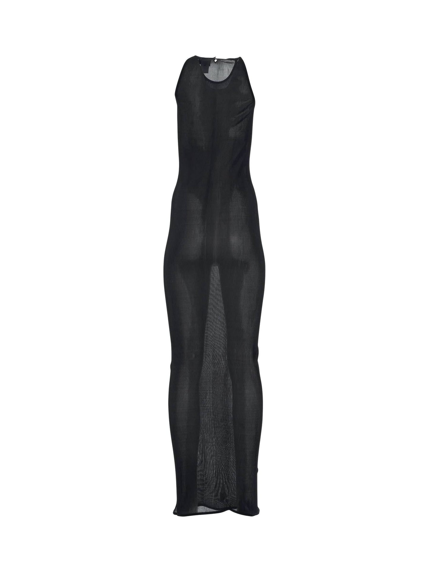 GIVENCHY Halter Long Silk Dress (Black)
