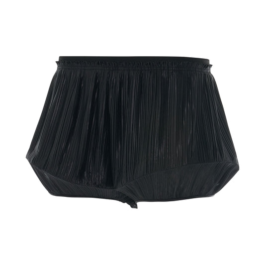 GIVENCHY Pleated Structured Shorts (Black)