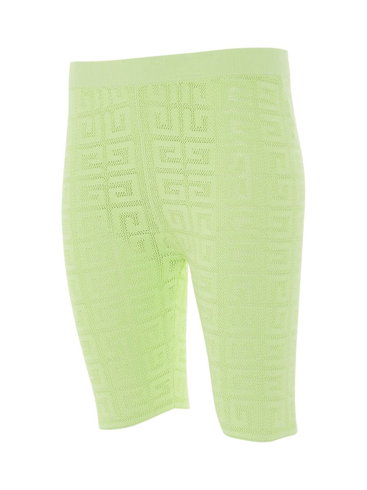 GIVENCHY 16GG Cycling Shorts (Green)