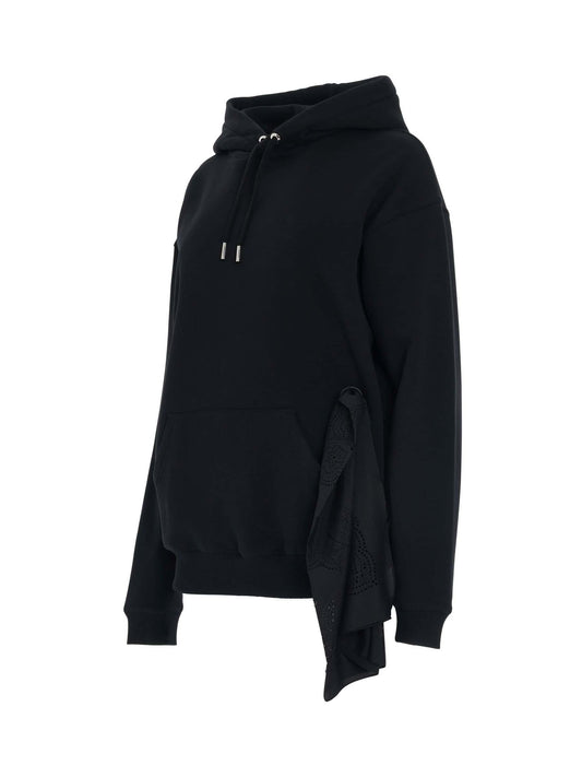 GIVENCHY Side Eyelet Bandanas Hoodie (Black)