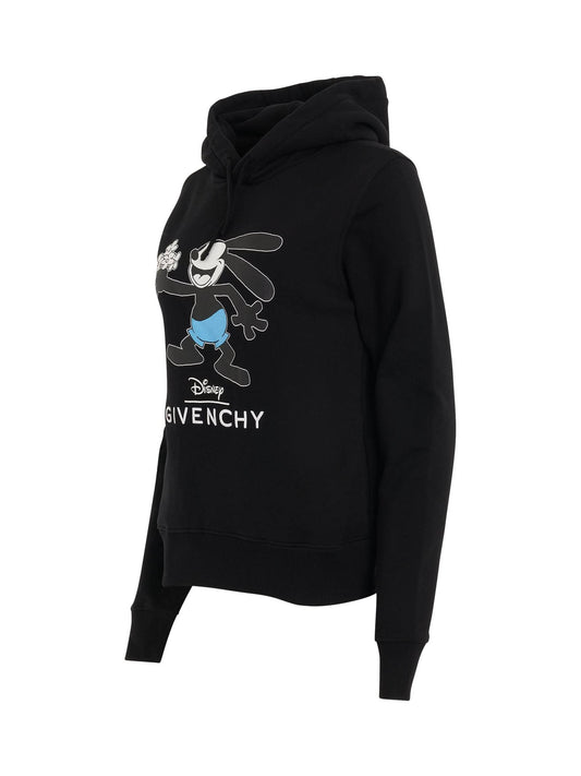 GIVENCHY Disney Oswald Flowers Hoodie (Black)