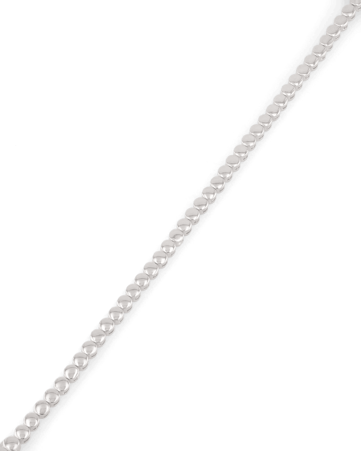 LAVANA Bailey Silver Beaded Bracelet