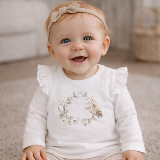 Barn Owl Print LS Tee