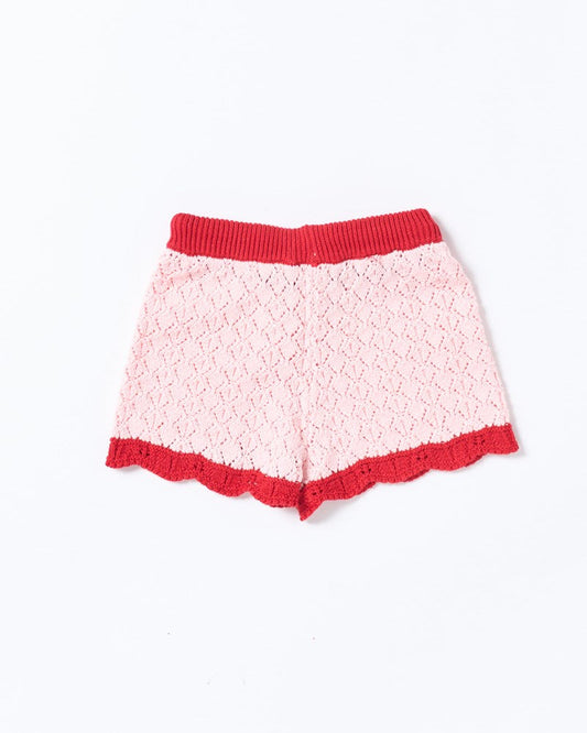 Walnut Melbourne Bella Knit Short (Pink And Red)