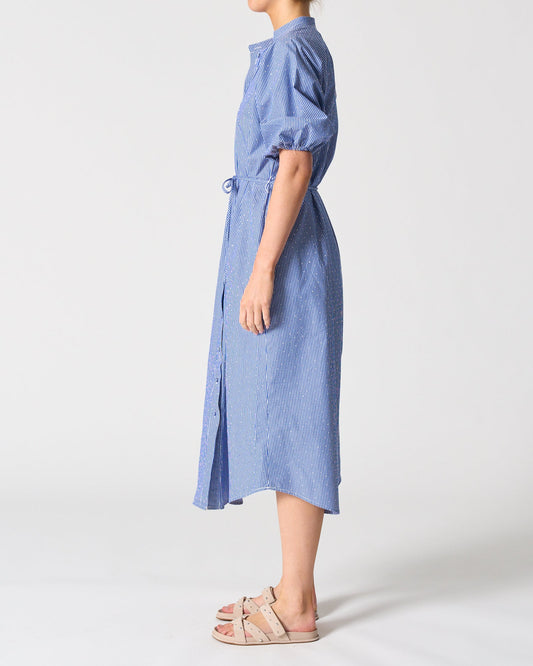 Walnut Melbourne Berlin Dress (Riviera Stripe)