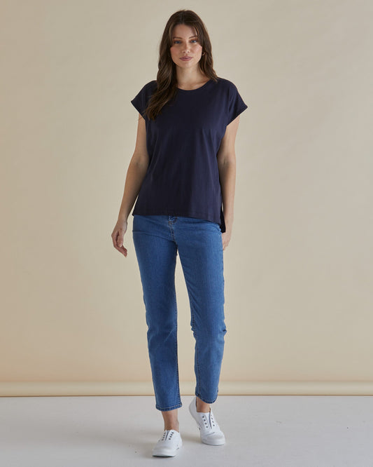 Betty Basics Michaela Tee (Coal)