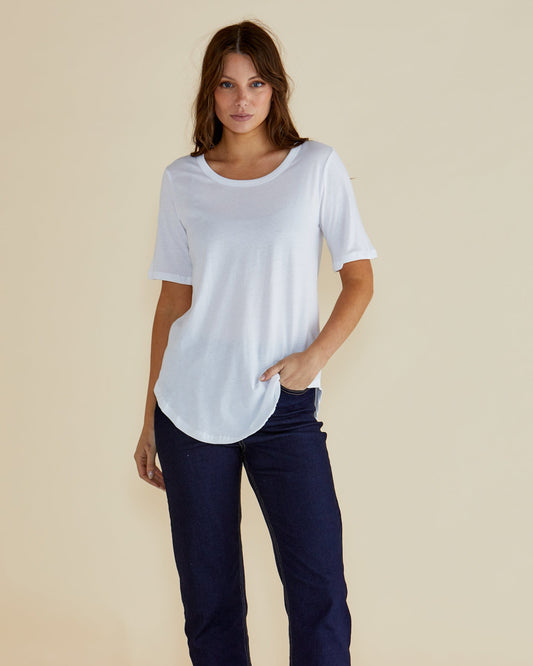 Betty Basics Ariana Tee (White)