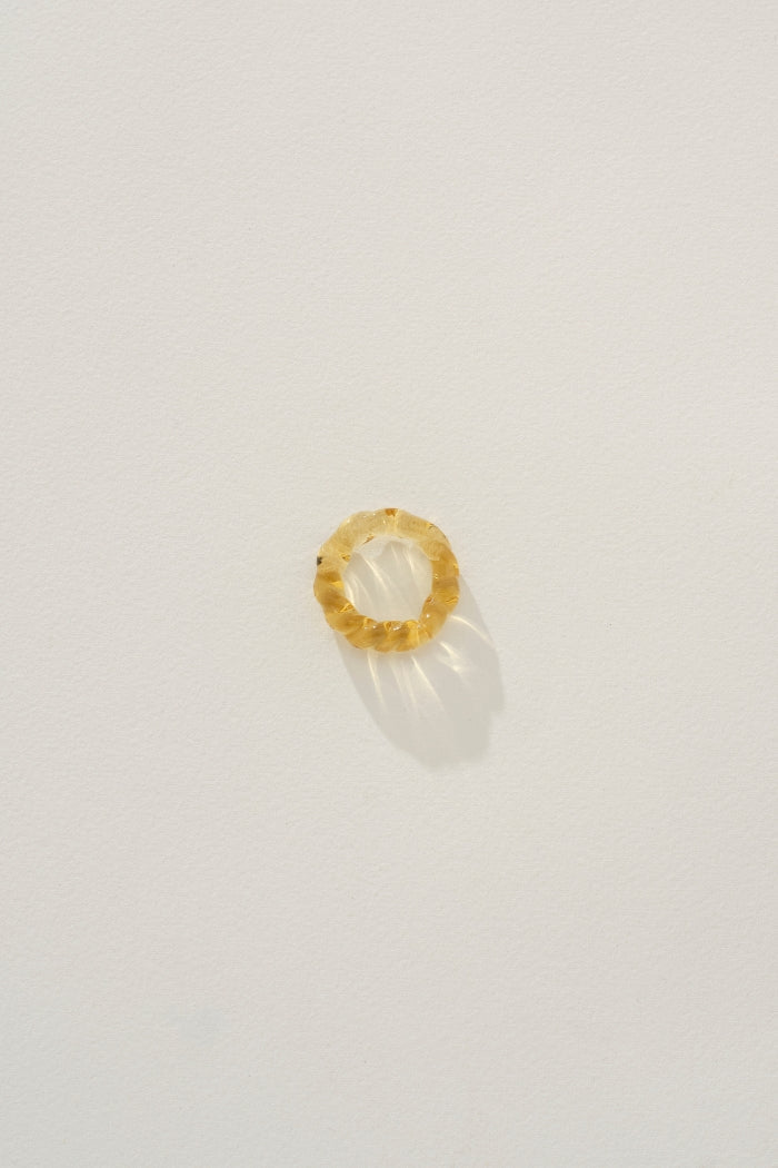 Image of Rings. Product name - Sol Ring Yellow in Yellow colour by brand - Reliquia Jewellery