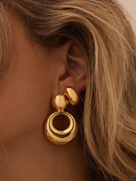 Bling Bar Micro Hoops (Silver)