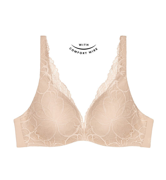 Triumph Body Make Up Illusion Lace Wired Padded (Nude Beige)