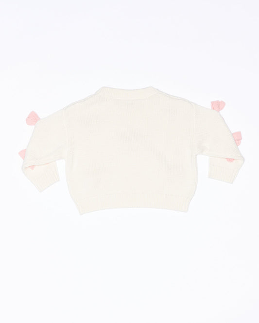 Walnut Melbourne Bow Knit jumper (Cream)