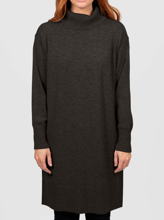 BRIDGE & LORD SWEATER DRESS (Chocolate)
