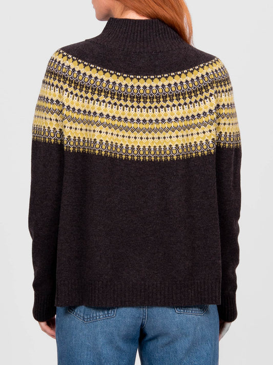 BRIDGE & LORD FAIRISLE KNIT (Chocolate)