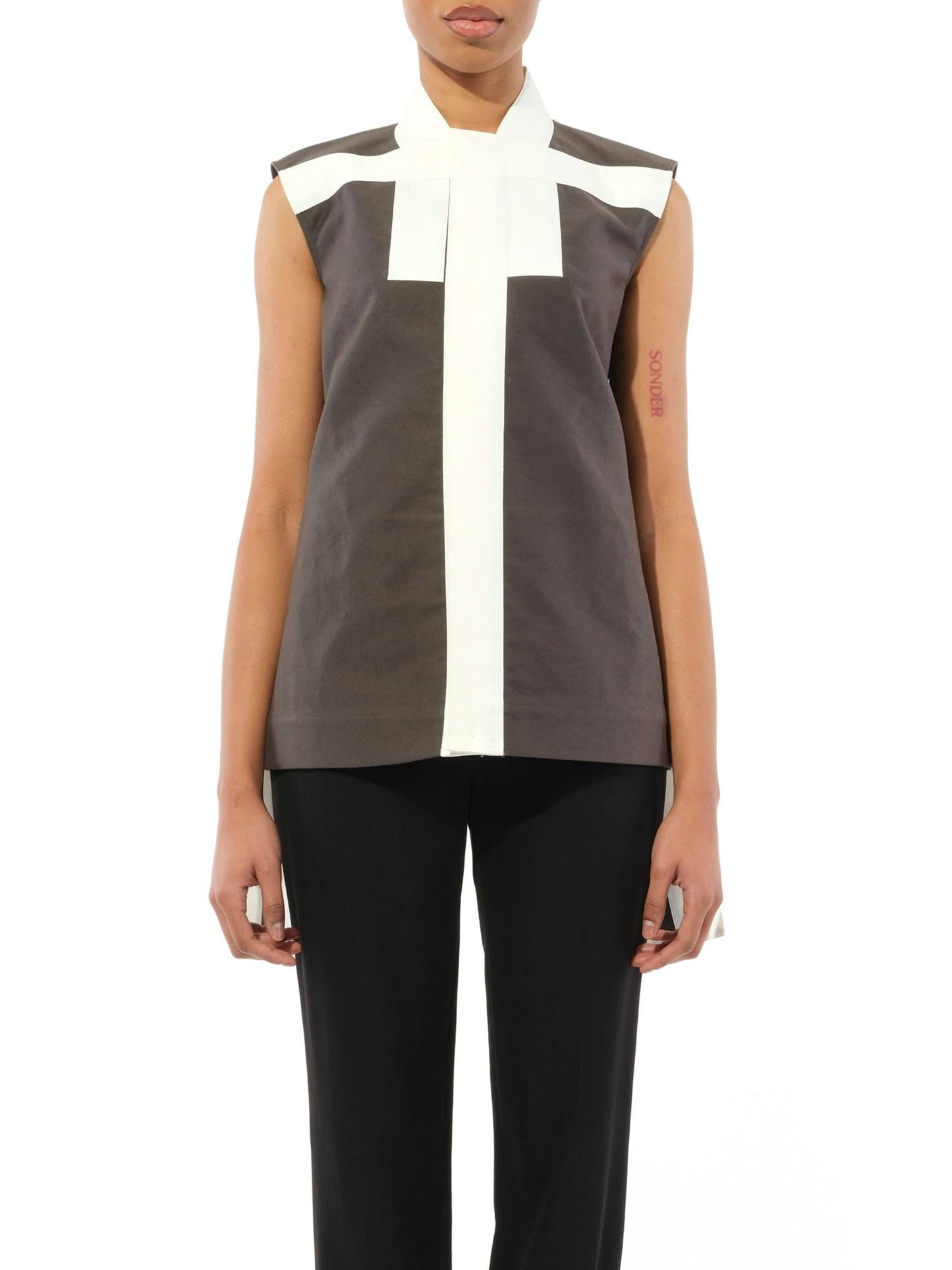 Image of Coats & Jackets. Product name - Brion Jacket in Grey colour by brand - RICK OWENS