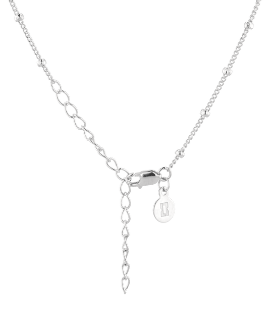 LAVANA Brooklyn Silver Station Chain Necklace