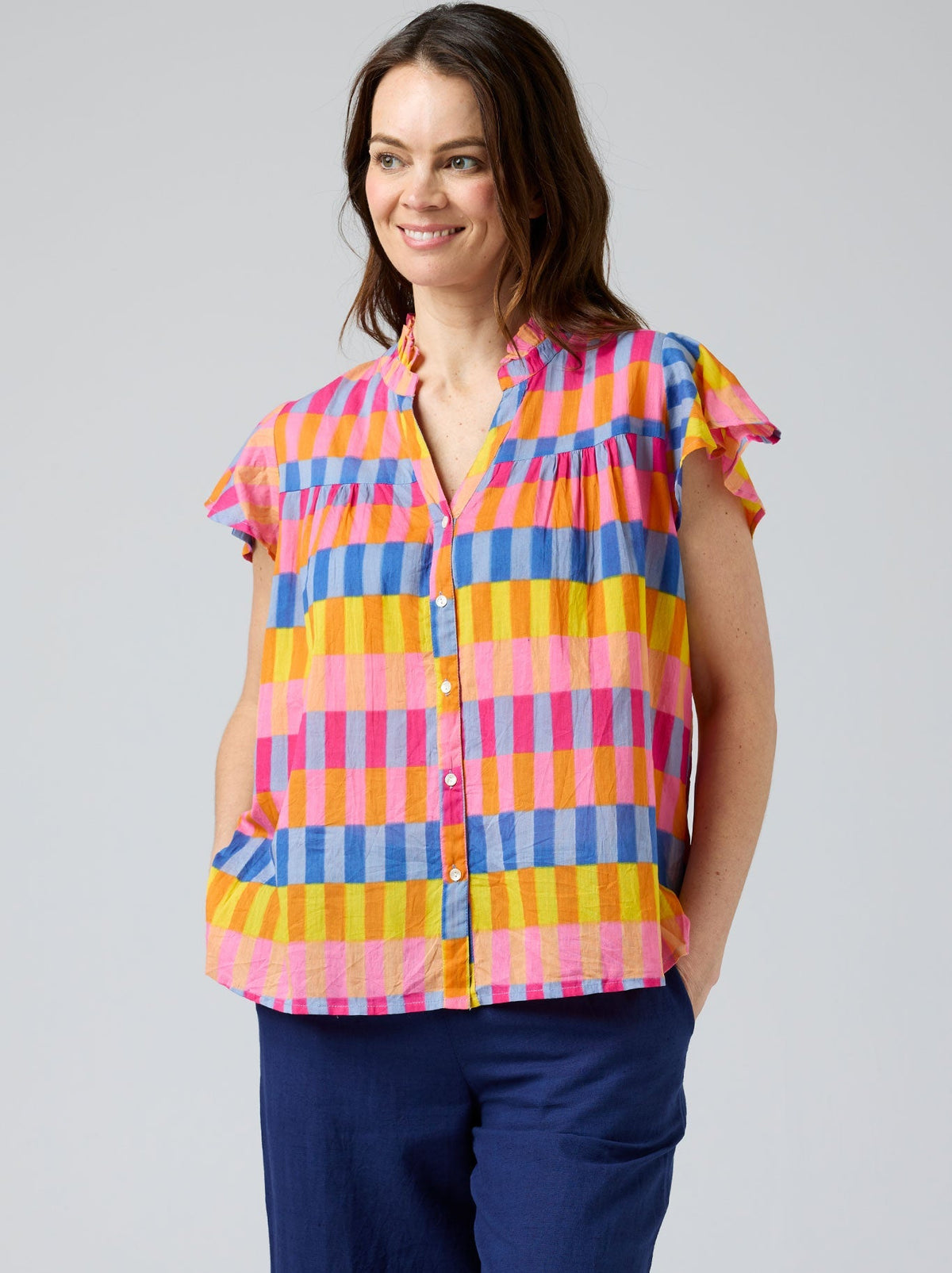 CAKE JESS TOP (Pink Block)