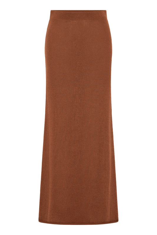 SNDYS CALI MAXI SKIRT (Nutmeg)
