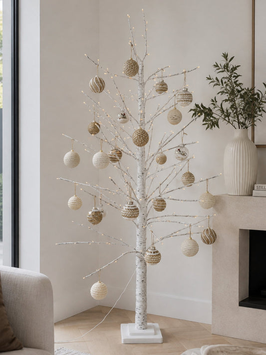 Threadz Festive Luxe Bauble Set (Gold)