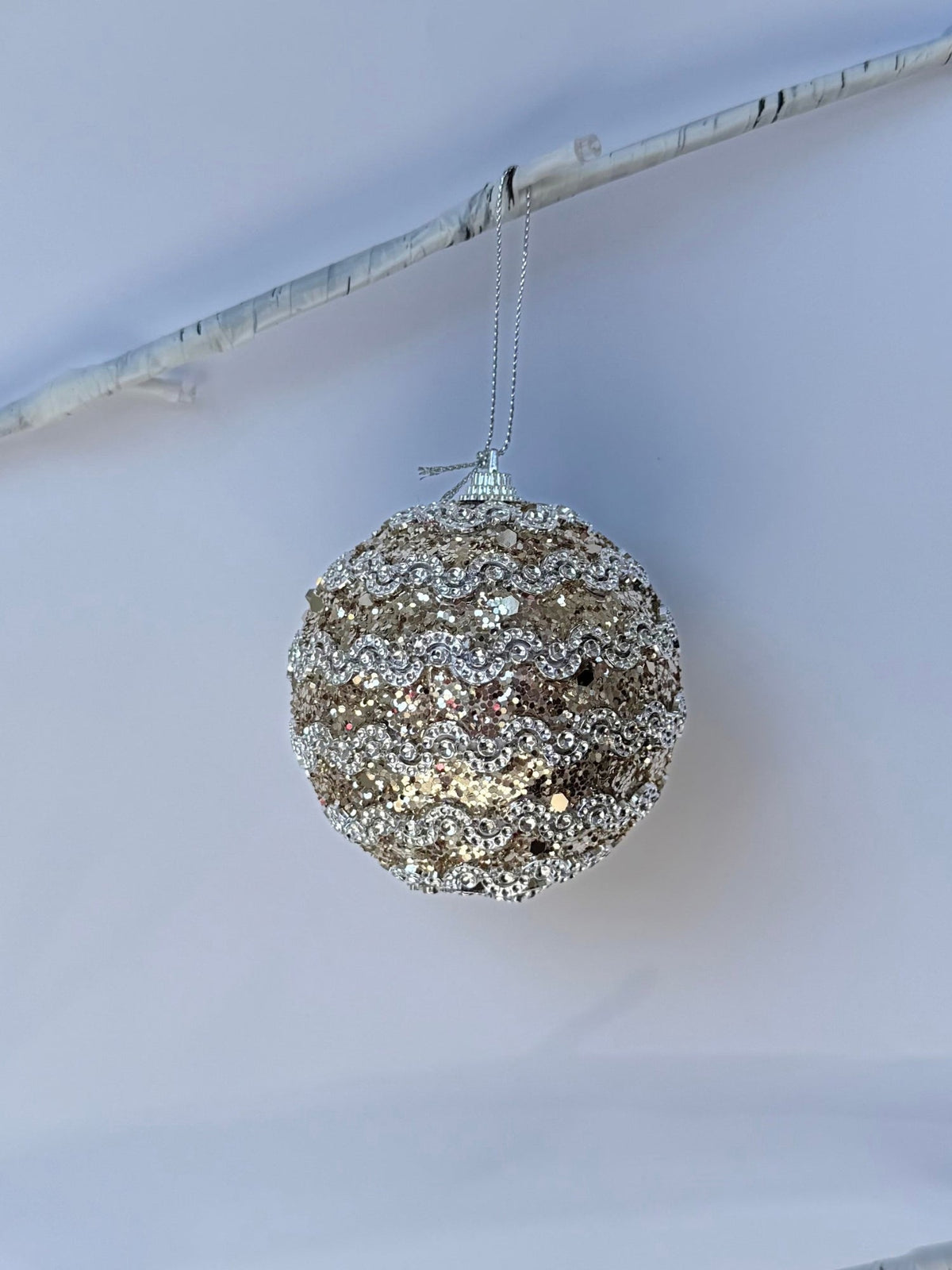 Threadz Christmas Jewel Ornament Set (Gold)