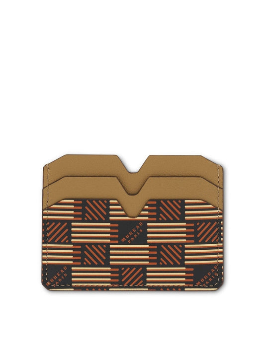 MOREAU Credit Card Wallet 4 CC (Brown)