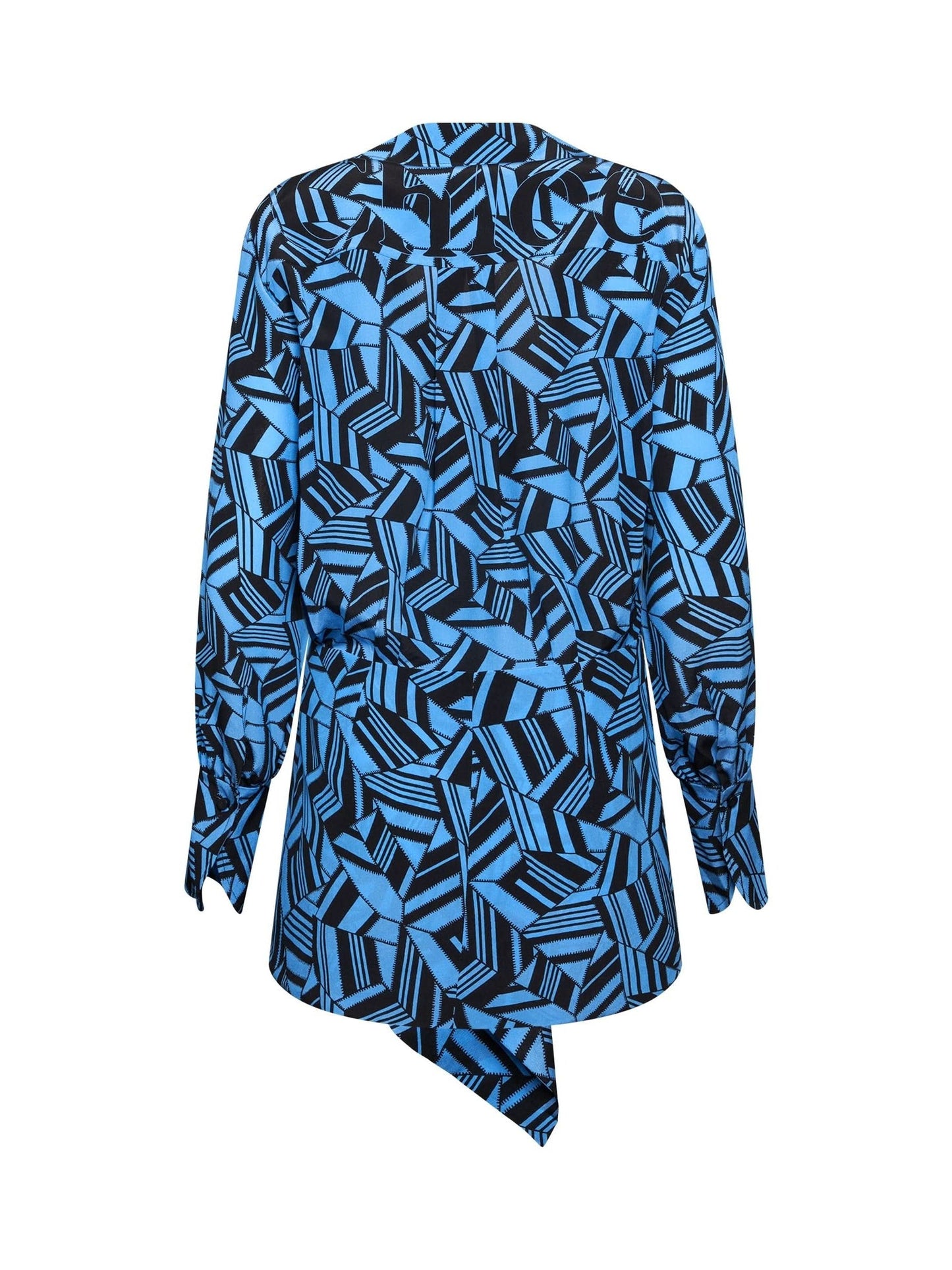 CHLOE Geo Print Shirt (Blue)