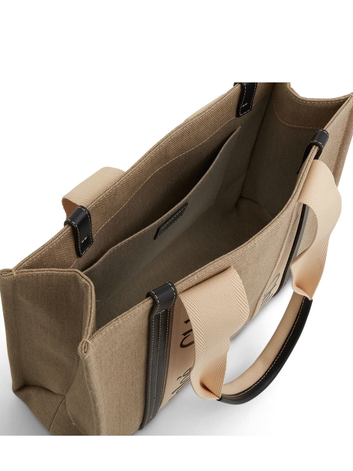 CHLOE Medium Woody Tote Bag (White)