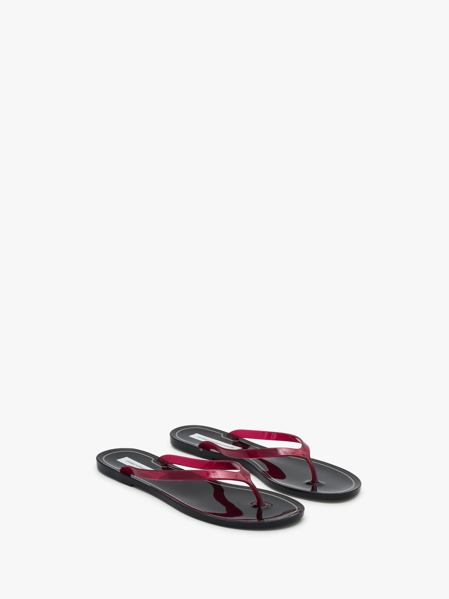Christopher Esber Jo Flip Flop (Cranberry)