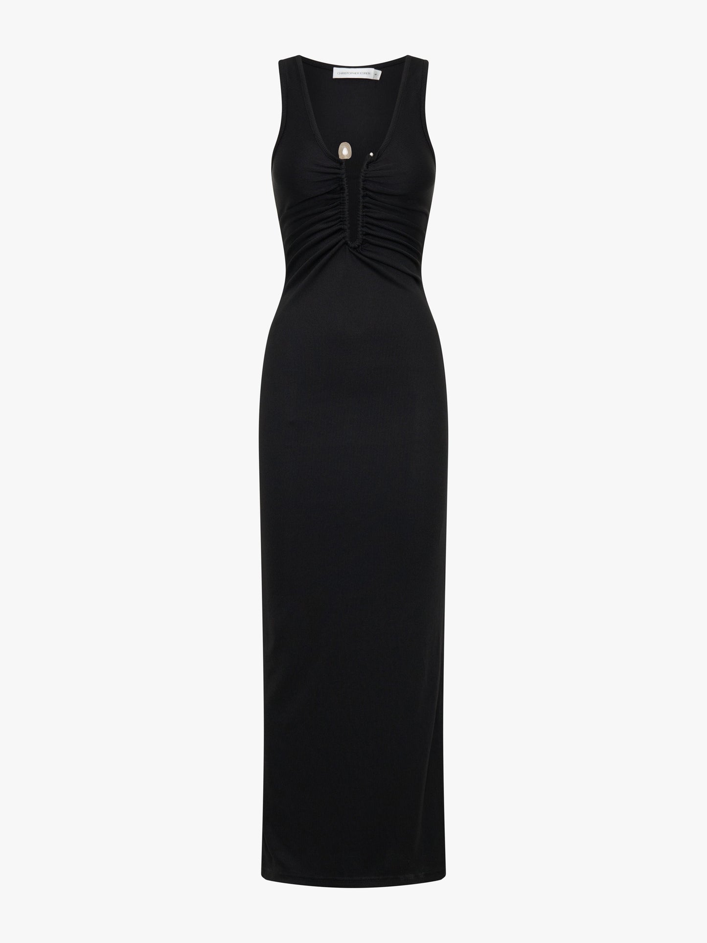 Christopher Esber Crystal Pin Tank Dress (Black)