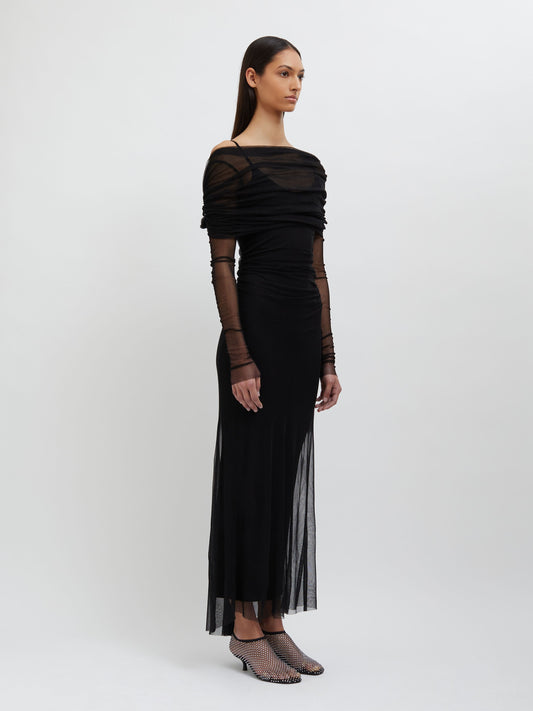 Christopher Esber Veiled Dress (Black)