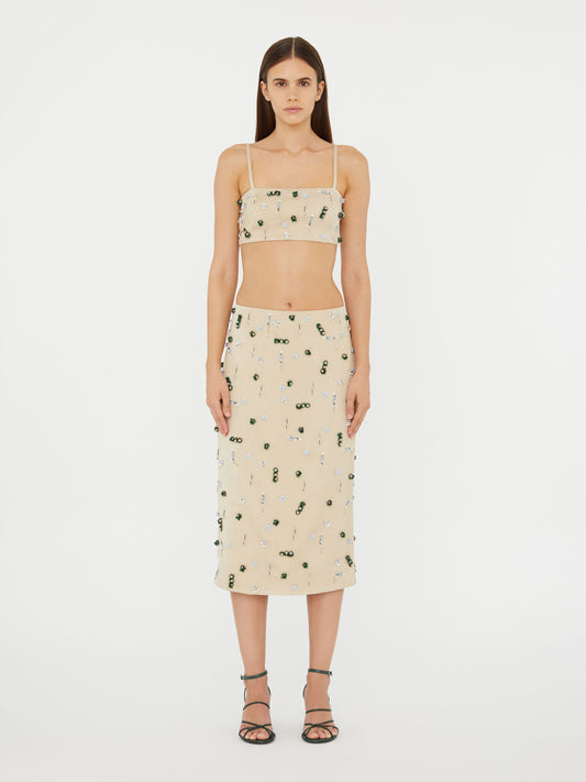 Christopher Esber Embla Beaded Bandeau (Multi)