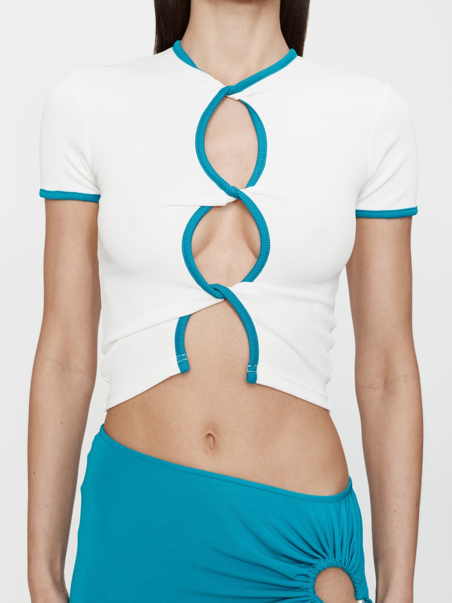 Christopher Esber Open Twist Contrast Bind (Tee)