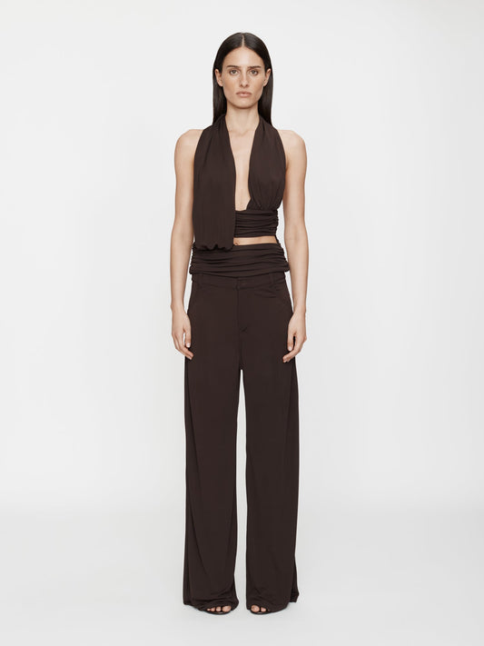 CHRISTOPHER ESBER Relaxed Jersey Jean (Espresso)