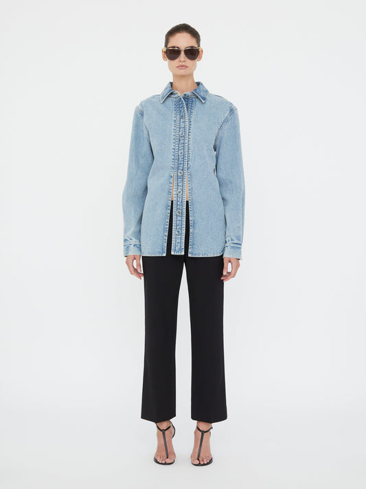 Christopher Esber Denim Floating Tab (Shirt)