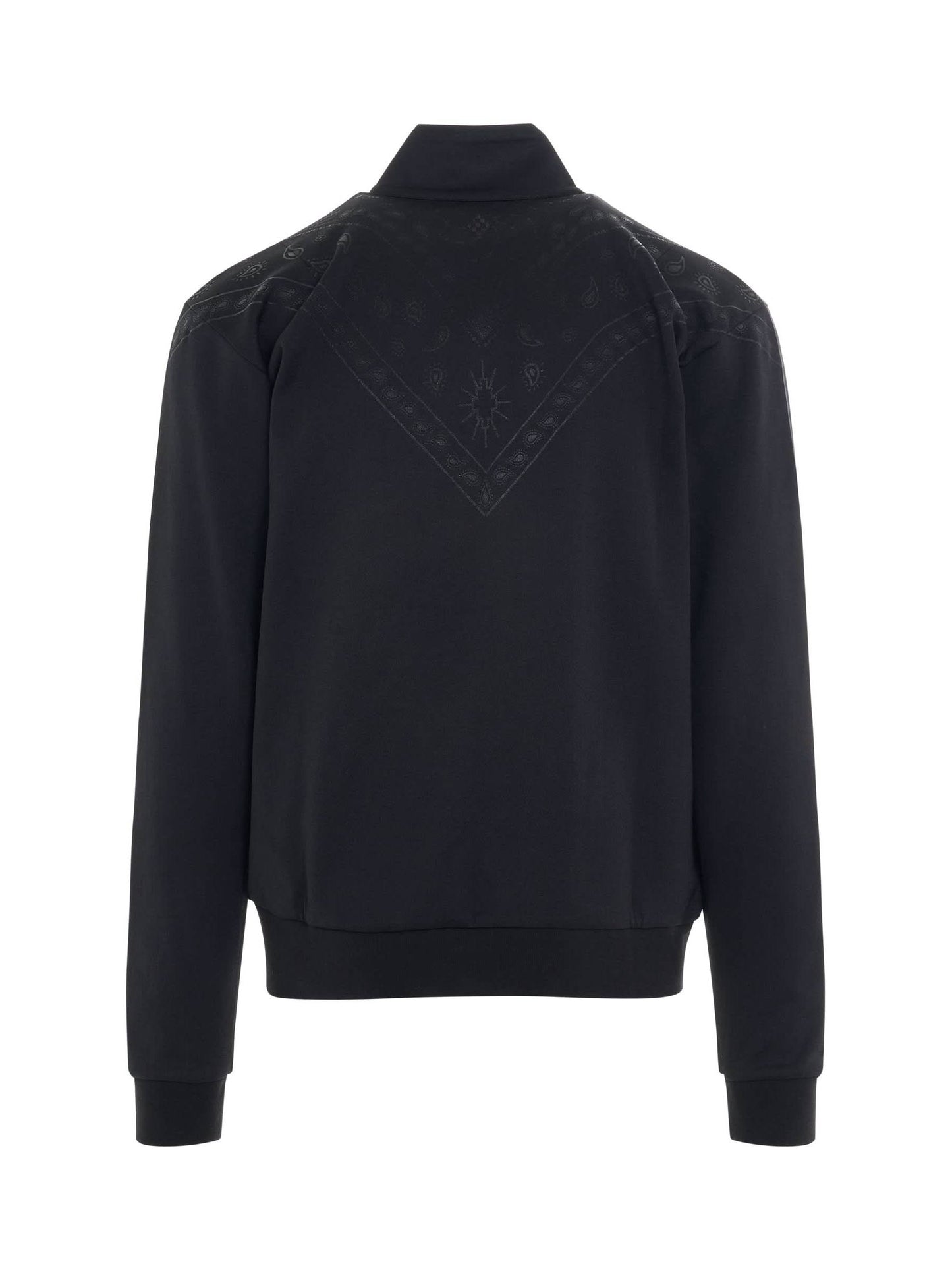 MARCELO BURLON Bandana Slim Track Jacket (Black)