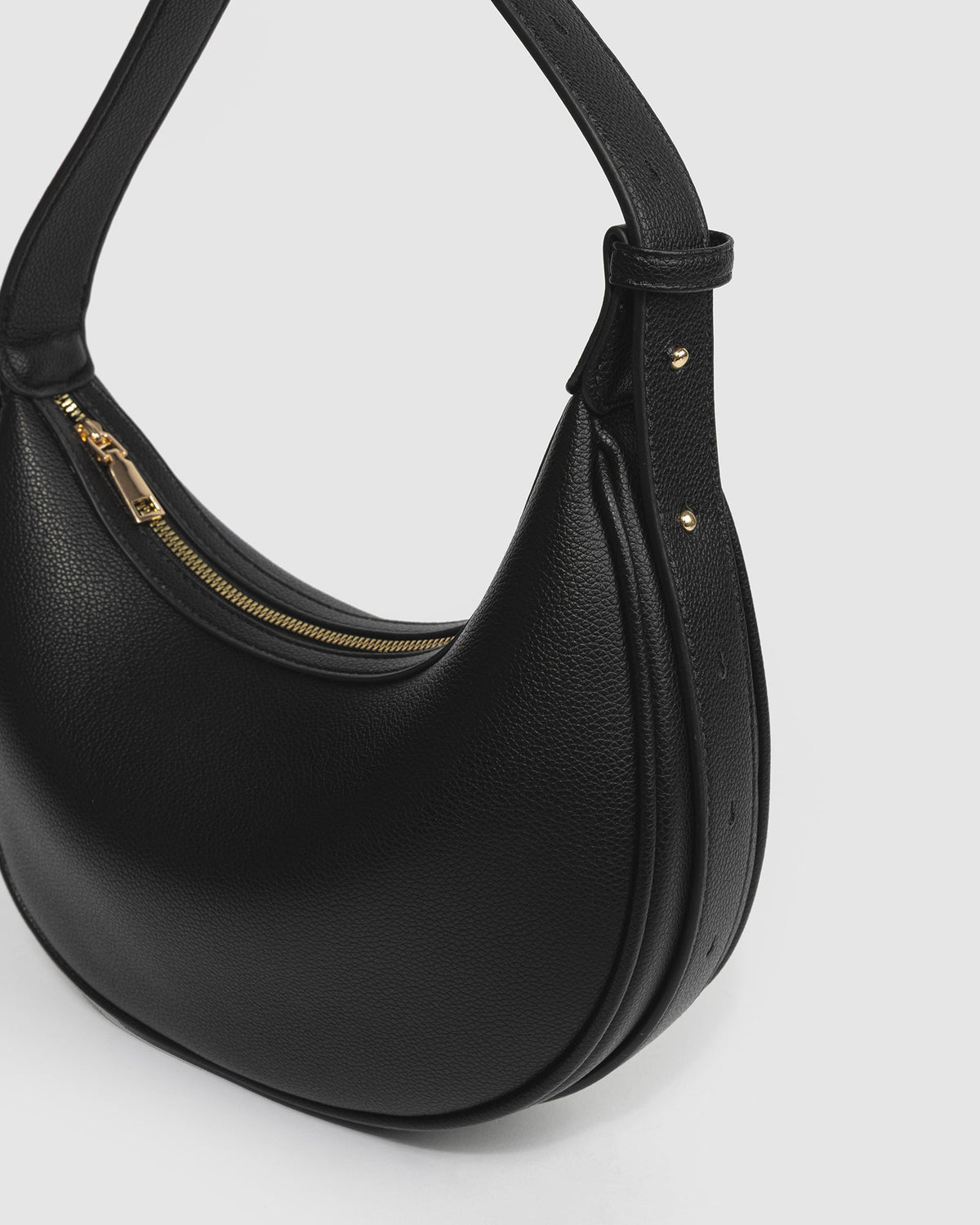 Colette by Colette Hayman Carla Crescent Top Handle Bag (Black)