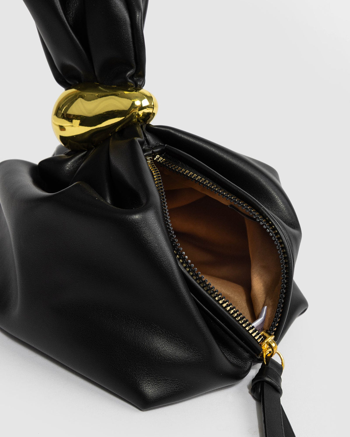 Colette by Colette Hayman Lena Pouch Top Handle Bag (Black)