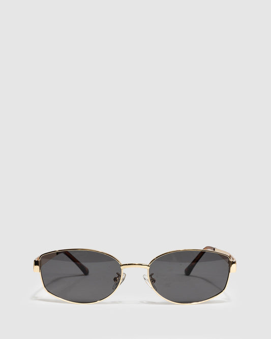 Colette by Colette Hayman Gold Frame Tinted Fashion Glasses (Black)