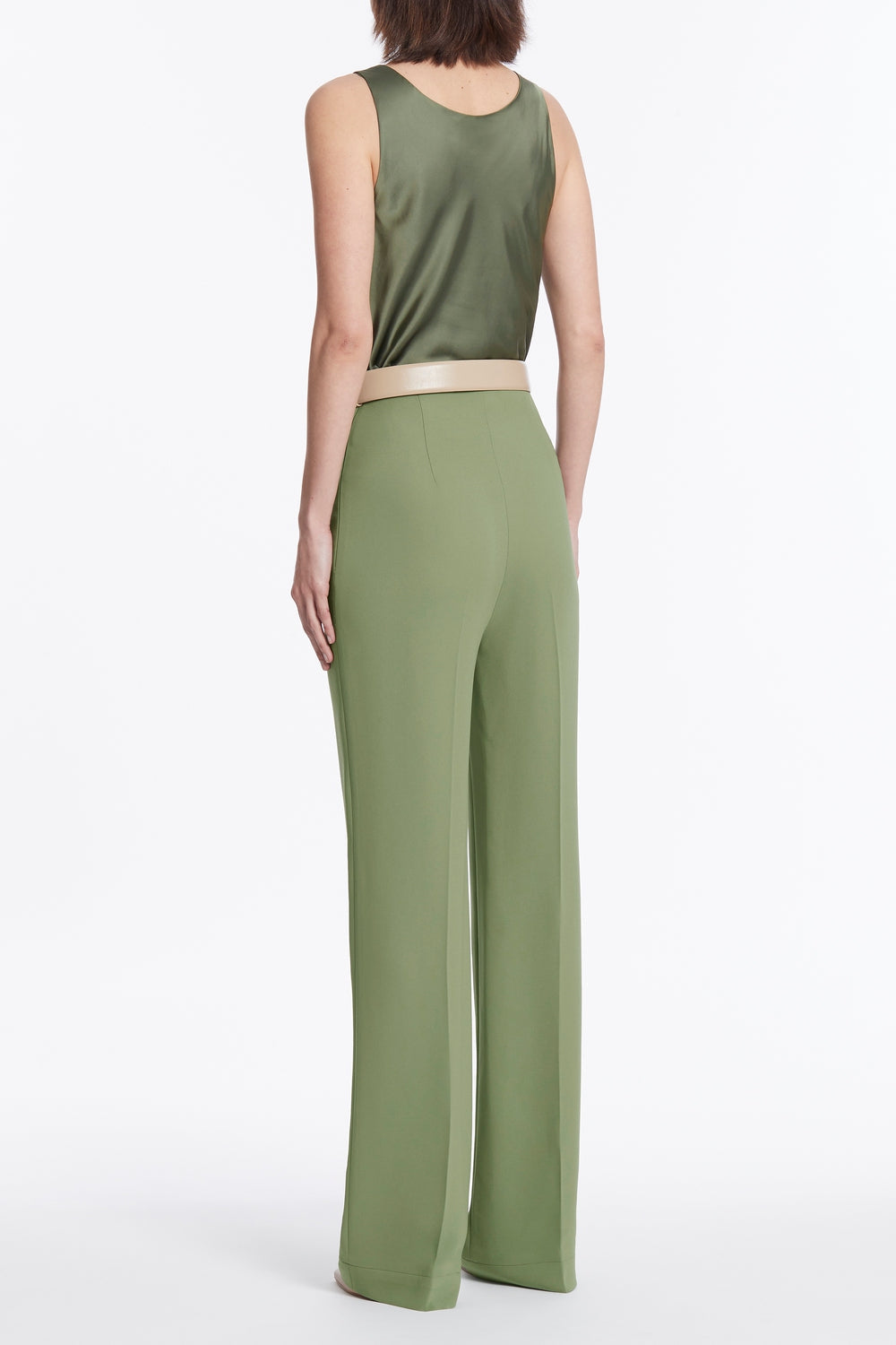 Carla Zampatti Nude Cz Logo Covered Belt (Semolina)